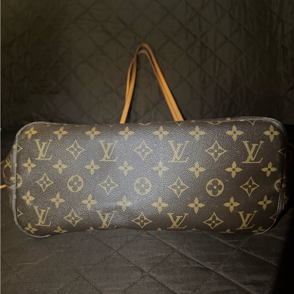Louis Vuitton Dark Brown Monogram Tote - Picture 3 of 7
